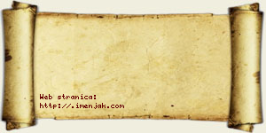 Velislava Jazački vizit kartica